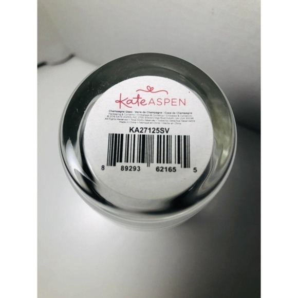 Kate Aspen Stemless Christmas Champagne Flutes - Beautiful Set Of 4 - Picture 3 of 7